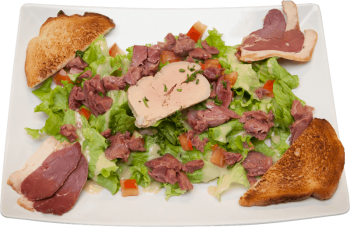 Salade de gésiers vinaigre balsamique Salade de gésiers vinaigre balsamique
